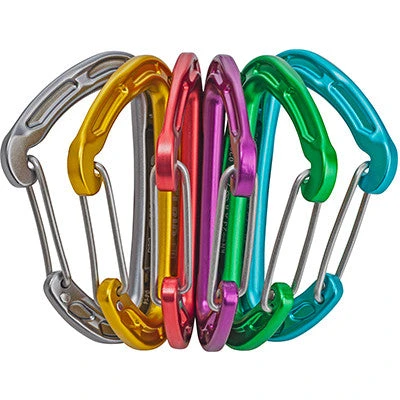 Edelrid Mission Wiregate Carabiner Sixpack - Climbing Hardware 3 Edelrid Mission Wiregate Carabiner Sixpack - Climbing Hardware