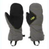 Outdoor Research Phosphor Down Mitts -ClimbPro Store F15 PhosphorMitts PewterLemongrass 74925 054