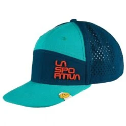 La Sportiva Traverse Trucker -ClimbPro Store La Sportiva Traverse trucker hat aqua opal 2