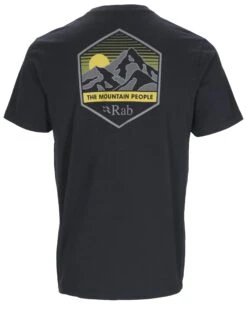 Rab Stance Mountain Peak Tee -ClimbPro Store RAB Stance Mountain Peak Tee Beluga Mountain Equipment 2