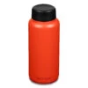 Klean Kanteen Wide Mouth 1180ml Bottle Loop Cap -ClimbPro Store Wide1200red