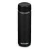 Klean Kanteen Wide Mouth 800ml Bottle Loop Cap -ClimbPro Store Wide800black