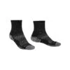 Bridgedale Mens Hike Light Weight Performance 3/4 Crew Socks 1 Bridgedale Mens Hike Light Weight Performance 3/4 Crew Socks -ClimbPro Store bridgedale mens hike lightweight merino performance 3 4 crew black silver 1