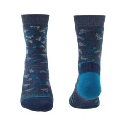 Bridgedale Mens Hike Mid Weight Performance Socks 18 Bridgedale Mens Hike Mid Weight Performance Socks -ClimbPro Store bridgedale mens midweight merino performance boot cut socks denim blue 2