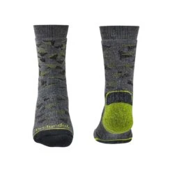 Bridgedale Mens Hike Mid Weight Performance Socks 24 Bridgedale Mens Hike Mid Weight Performance Socks -ClimbPro Store bridgedale mens midweight merino performance boot cut socks greypattern 2