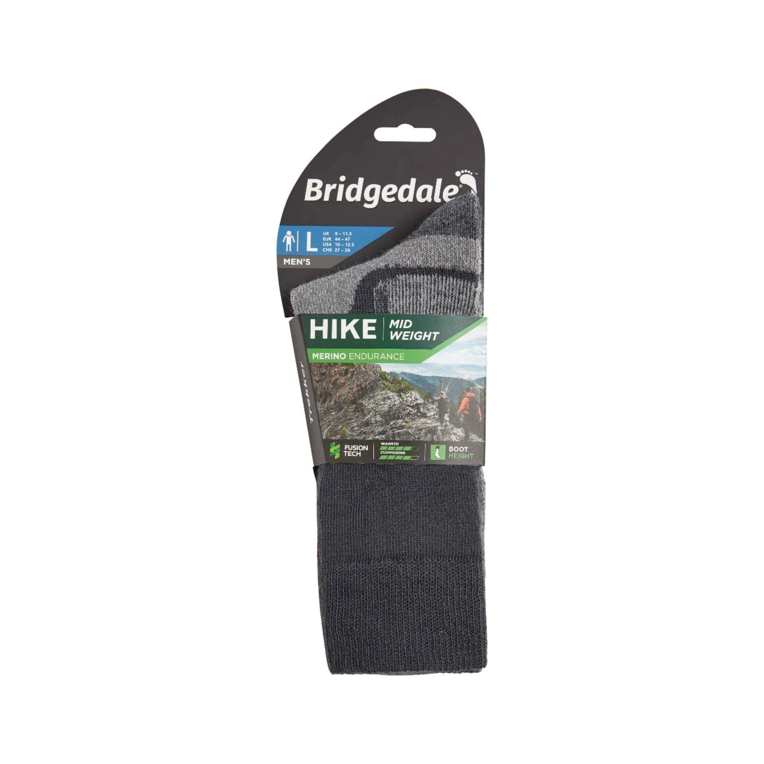 Bridgedale Mens Hike Mid Weight Performance Socks 5 Bridgedale Mens Hike Mid Weight Performance Socks - Image 3