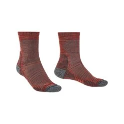 Bridgedale Mens Hike Ultra Light T2 Performance Socks -ClimbPro Store bridgedale mens ultralight merino performance crew socks orange 1