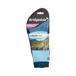 Bridgedale Coolmax Liner Socks Womens - 2 Pack -ClimbPro Store bridgedale womens base layer coolmax liner socks sky 3