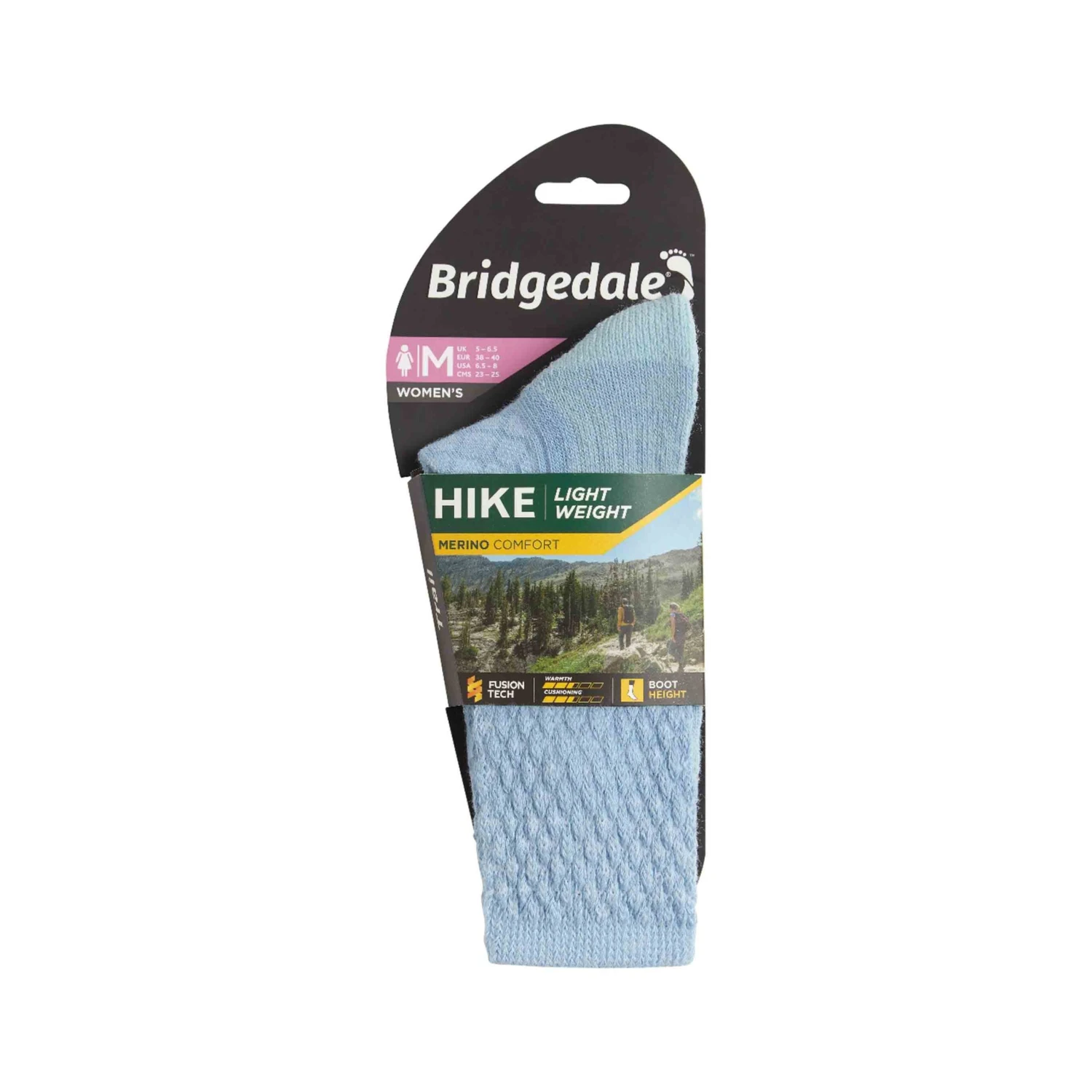 Bridgedale Womens Hike Light Weight Comfort Socks 5 Bridgedale Womens Hike Light Weight Comfort Socks - Image 3