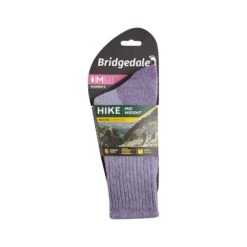 Bridgedale Womens Hike Mid Weight Comfort Socks -ClimbPro Store bridgedale womens midweight merino comfort boot cut socks violet 3