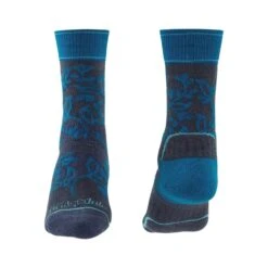 Bridgedale Womens Hike Mid Weight Performance Socks -ClimbPro Store bridgedale womens midweight merino performance boot cut socks blue pattern 2