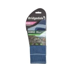 Bridgedale Womens Hike Mid Weight Performance Socks -ClimbPro Store bridgedale womens midweight merino performance boot cut socks blue sky 3