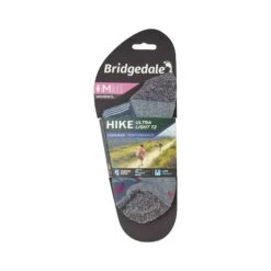 Bridgedale Hike Ul T2 Cmx Low Wmn -ClimbPro Store bridgedale womens ultra light t2 coolmax performance low cut socks dark denim blue 3