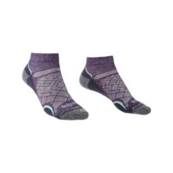 Bridgedale Hike Ul T2 Cmx Low Wmn -ClimbPro Store bridgedale womens ultra light t2 coolmax performance low cut socks purple grey 1