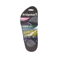 Bridgedale Hike Ul T2 Cmx Low Wmn -ClimbPro Store bridgedale womens ultra light t2 coolmax performance low cut socks purple grey 3