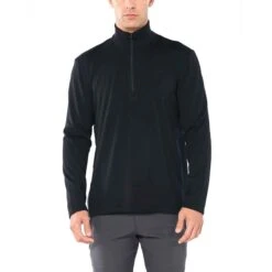 Icebreaker Mens Original Long Sleeve Half Zip