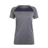 Icebreaker Womens Motion Seamless Short Sleeve Crewe 2 Icebreaker Womens Motion Seamless Short Sleeve Crewe -ClimbPro Store icebreaker womens motion seamless ss crew panther heather 1
