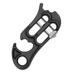 KONG Hydrobot Descender - Abseiling/Rappelling Device -ClimbPro Store kong hydrobot descender black 3