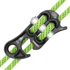 KONG Hydrobot Descender - Abseiling/Rappelling Device -ClimbPro Store kong hydrobot descender black 4