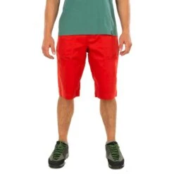 La Sportiva Flatanger Climbing Shorts - Mens -ClimbPro Store la sportiva mens flatanger shorts climbing clothing saffron goji 3