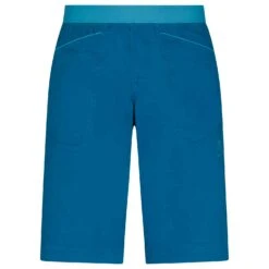 La Sportiva Flatanger Climbing Shorts - Mens -ClimbPro Store la sportiva mens flatanger shorts climbing clothing space blue topaz 1