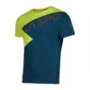 La Sportiva Float Tee -ClimbPro Store la sportiva mens float tee storm blue lime punch 1