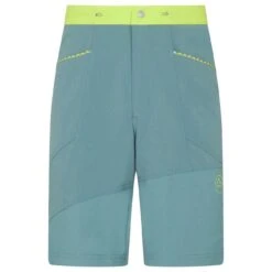 La Sportiva Taku Shorts -ClimbPro Store la sportiva mens taku climbing shorts pine kiwi 1