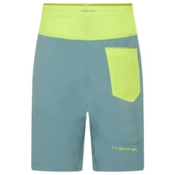 La Sportiva Taku Shorts -ClimbPro Store la sportiva mens taku climbing shorts pine kiwi 2