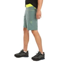La Sportiva Taku Shorts -ClimbPro Store la sportiva mens taku climbing shorts pine kiwi 4
