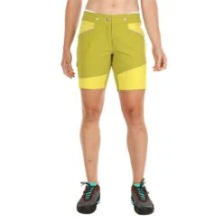 La Sportiva Daka Shorts - Womens -ClimbPro Store la sportiva womens daka shorts on body 1