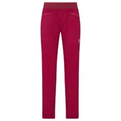 La Sportiva Itaca Womens Climbing Pant -ClimbPro Store la sportiva womens itaca climbing pants red plum blush 1