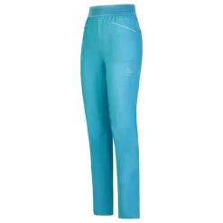La Sportiva Itaca Womens Climbing Pant -ClimbPro Store la sportiva womens itaca climbing pants topaz celestial blue 3