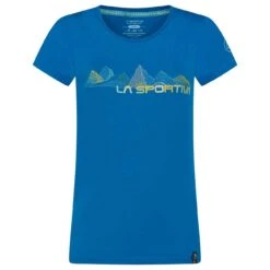 La Sportiva Peaks Tee Womens -ClimbPro Store la sportiva womens peaks tee climbing clothing neptune 1