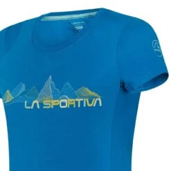 La Sportiva Peaks Tee Womens -ClimbPro Store la sportiva womens peaks tee climbing clothing neptune 3