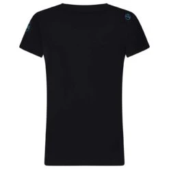 La Sportiva Windy Tee - Womens -ClimbPro Store la sportiva womens windy tee climbing clothing black 2