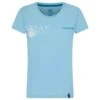 La Sportiva Windy Tee - Womens -ClimbPro Store la sportiva womens windy tee climbing clothing celestial blue 1