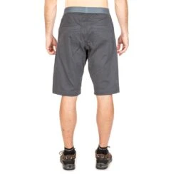 La Sportiva Flatanger Climbing Shorts - Mens -ClimbPro Store la sportiva mens flatanger climbing short carbon slate on body back