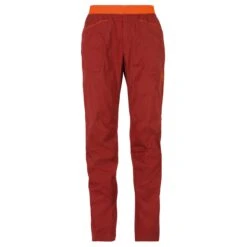 La Sportiva Roots Climbing Pant - Mens 37 La Sportiva Roots Climbing Pant - Mens -ClimbPro Store la sportiva roots climbing pant chilli front