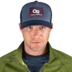 Outdoor Research Advocate Trucker Cap 36 Outdoor Research Advocate Trucker Cap -ClimbPro Store outdoor research advocate trucker cap vintage on head 1