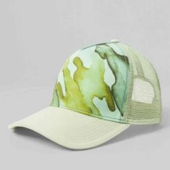Prana La Viva Trucker -ClimbPro Store prana la viva trucker cap coastal sage watercolour camo 2