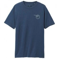 Prana Mountain Maven Tee -ClimbPro Store prana mens mountain maven tee denim heather 1