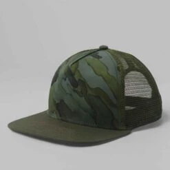 Prana Vista Trucker Hat -ClimbPro Store prana unisex vista trucker hat rye green camo 2