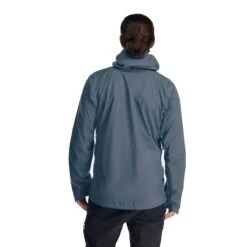 Rab Firewall Jacket -ClimbPro Store rab mens firewall waterproof jacket orion blue 3