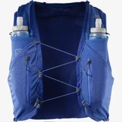 Salomon Advance Skin 12 Set - Ultra Running Hydration Vest -ClimbPro Store salomon advance skin 12 set trail running hydration best nautical blue ebony white 4